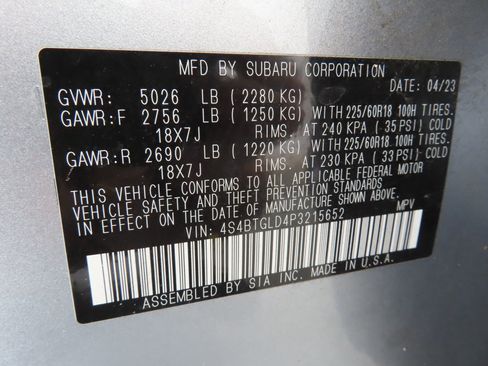 Certified 2023 Subaru Outback Onyx Edition XT w/ Tech Package 2 image 30