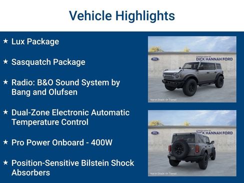 New 2026 Ford Bronco Badlands image 3