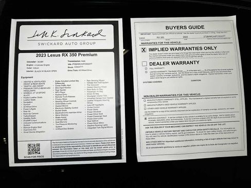 Used 2023 Lexus RX 350 Premium Plus image 45