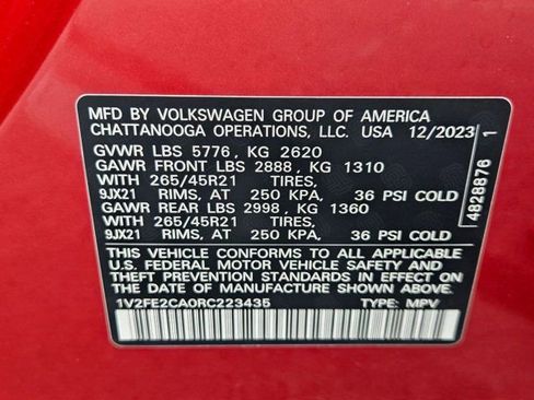 Used 2024 Volkswagen Atlas Cross Sport SEL Premium R-Line AWD/4WD image 25