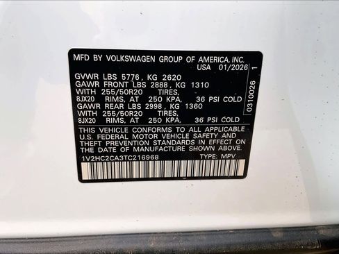 New 2026 Volkswagen Atlas Cross Sport SE AWD/4WD image 21