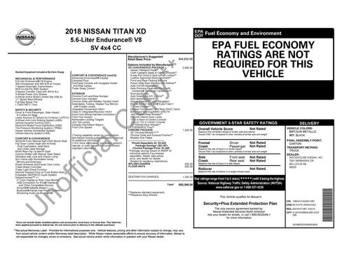Used 2018 Nissan Titan SV w/ SV Convenience Package AWD/4WD image 1