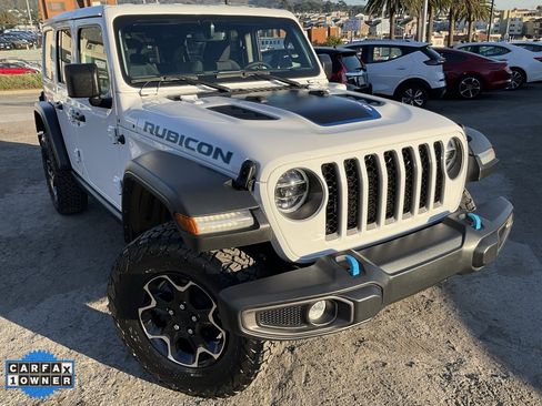Used 2022 Jeep Wrangler Unlimited Rubicon 4xe w/ Cold Weather Group image 1