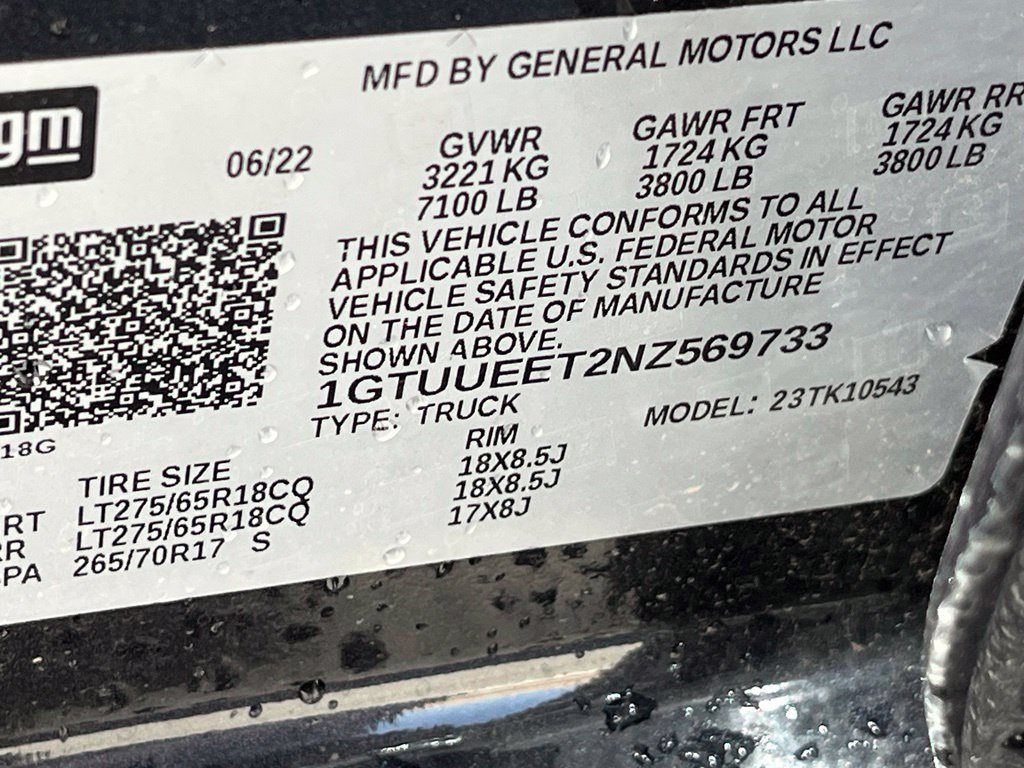 Used 2022 GMC Sierra 1500 AT4 w/ Technology Package AWD/4WD image 19