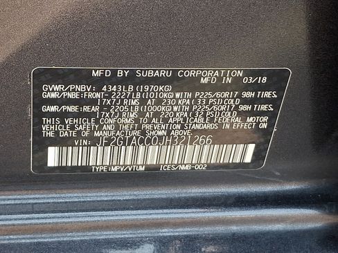 Used 2018 Subaru Crosstrek 2.0i Premium w/ Moonroof Package AWD/4WD image 27