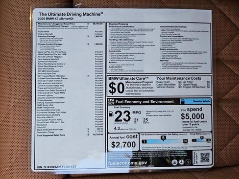 New 2026 BMW X7 xDrive40i w/ Premium Package image 20