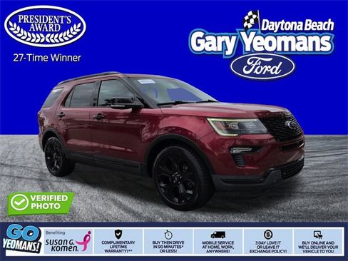 Certified 2019 Ford Explorer Sport w/ Equipment Group 401A image 1