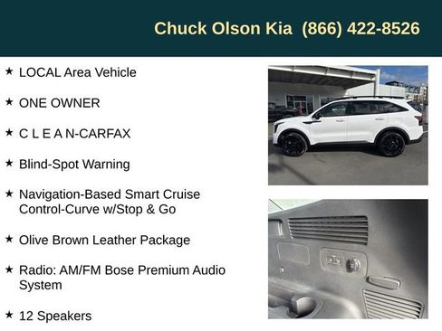 Certified 2024 Kia Sorento SX Prestige w/ Olive Brown Leather Package image 5