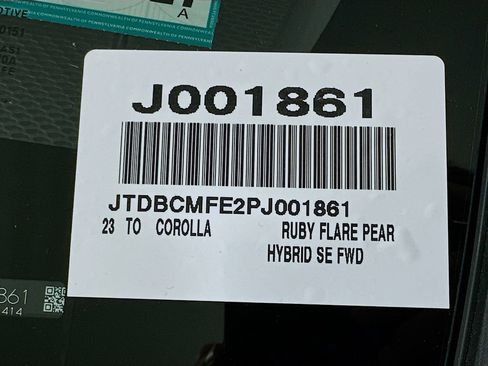 Certified 2023 Toyota Corolla SE FWD image 22