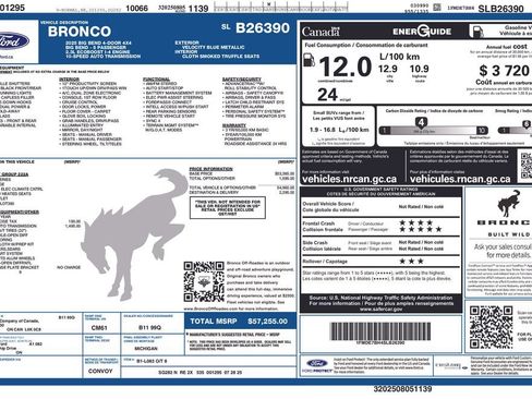 Used 2025 Ford Bronco Big Bend AWD/4WD image 2
