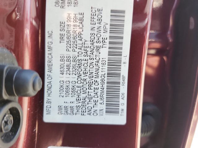 Used 2016 Honda CR-V Touring image 35