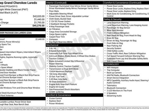 Used 2023 Jeep Grand Cherokee Laredo AWD/4WD image 2
