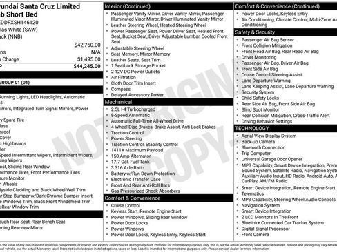 Used 2025 Hyundai Santa Cruz Limited image 11