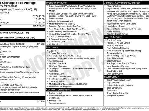 Used 2023 Kia Sportage X-Pro Prestige AWD/4WD image 46