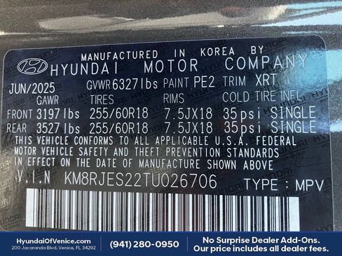 Certified 2026 Hyundai Palisade XRT Pro AWD/4WD image 28