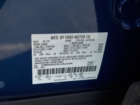 Used 2020 Ford Explorer ST w/ ST High-Performance Pack AWD/4WD image 24
