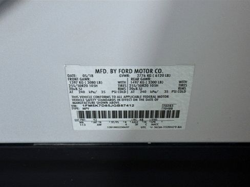 Used 2018 Ford Explorer XLT w/ Equipment Group 202A image 40