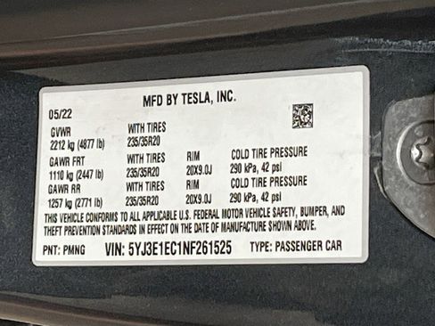 Used 2022 Tesla Model 3 Performance AWD/4WD image 33