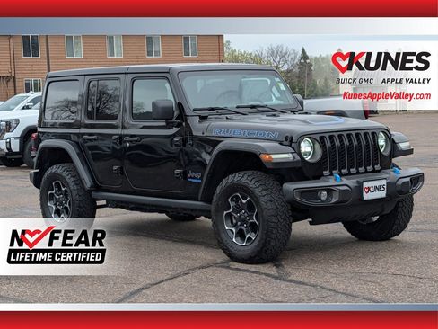 Used 2022 Jeep Wrangler Unlimited Rubicon 4xe w/ Cold Weather Group AWD/4WD image 1