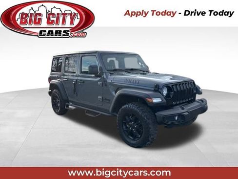 Used 2021 Jeep Wrangler Unlimited Willys image 1