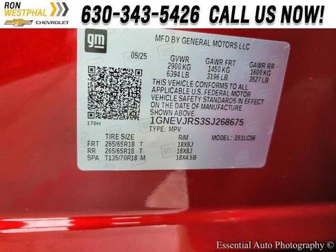 New 2025 Chevrolet Traverse Z71 w/ Enhanced Driving Package image 21