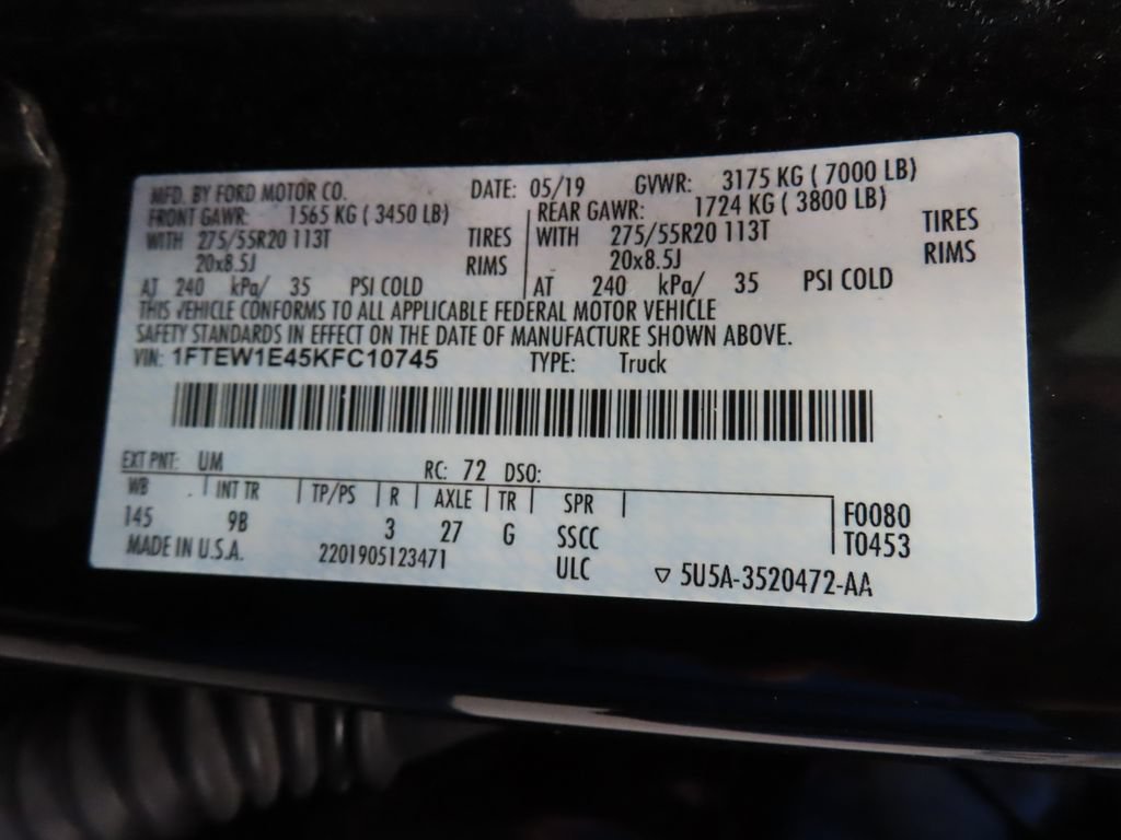 Used 2019 Ford F150 Platinum AWD/4WD image 55