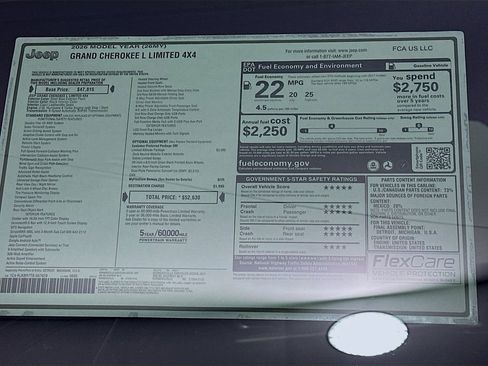 New 2026 Jeep Grand Cherokee L Limited image 22