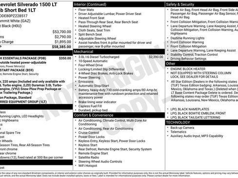 Used 2023 Chevrolet Silverado 1500 LT w/ LPO, Dark Essentials Package AWD/4WD image 2