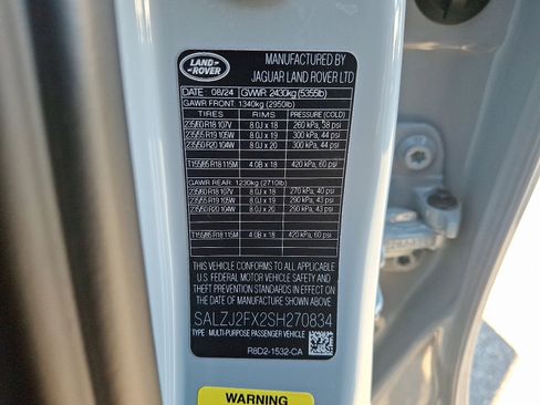 Used 2025 Land Rover Range Rover Evoque S image 26