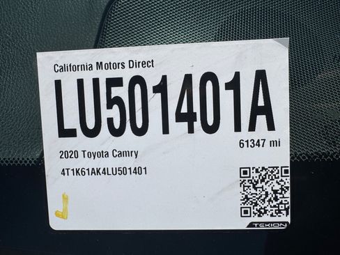 Used 2020 Toyota Camry XSE w/ Blackout Package FWD image 20