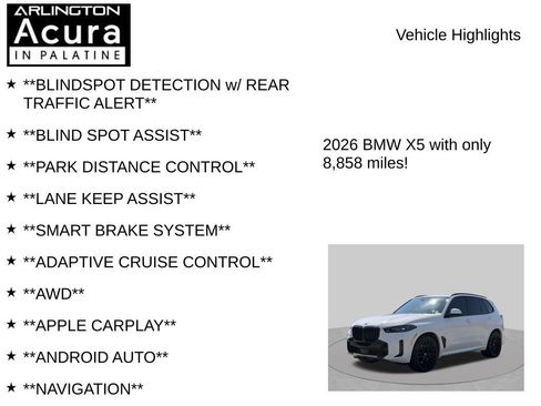 Used 2026 BMW X5 xDrive40i w/ M Sport Package AWD/4WD image 8