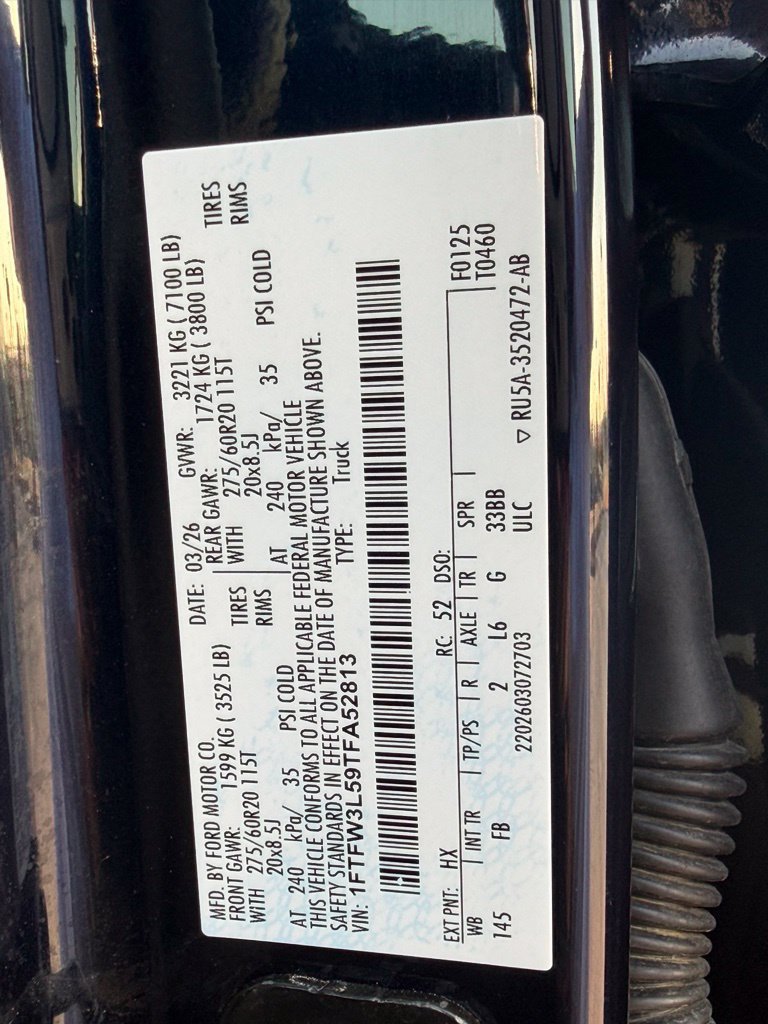 Used 2026 Ford F150 XLT w/ Equipment Group 302A MID AWD/4WD image 45