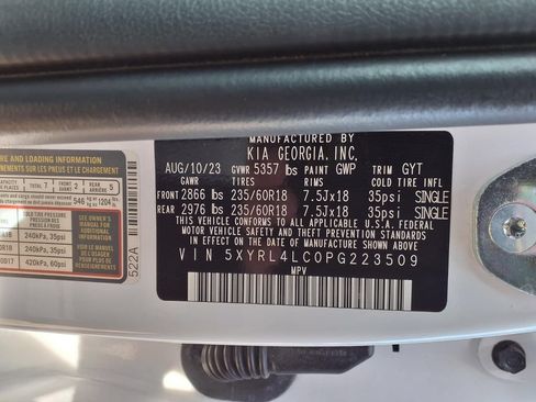 Used 2023 Kia Sorento S w/ Panoramic Sunroof Package FWD image 14