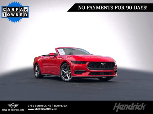 Used 2025 Ford Mustang Convertible RWD image 1