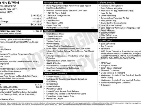 Used 2023 Kia Niro Wind w/ Wind Preserve Package FWD image 3