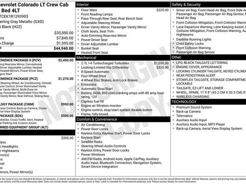 Used 2024 Chevrolet Colorado LT w/ LT Convenience Package II image 33