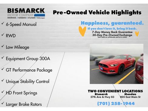 Used 2017 Ford Mustang GT w/ GT Performance Package RWD image 8