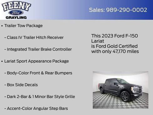 Used 2023 Ford F150 Lariat w/ Equipment Group 502A High AWD/4WD image 20