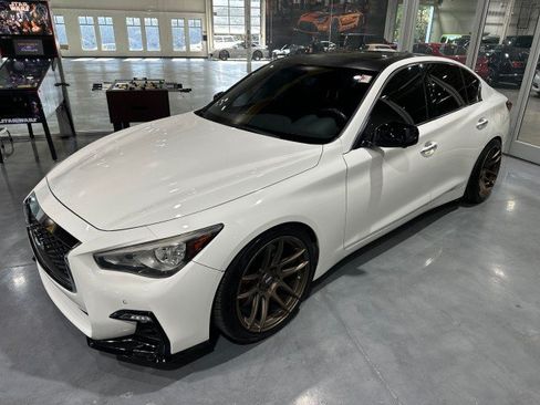 Used 2018 INFINITI Q50 Red Sport 400 RWD image 1