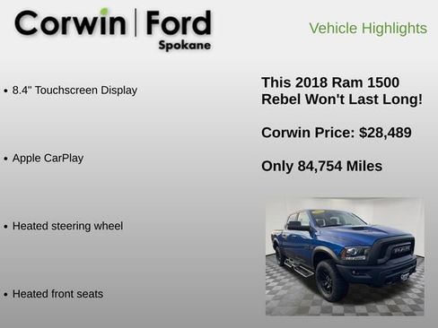 Used 2018 RAM 1500 Rebel w/ Luxury Group image 18