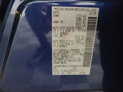 Used 2020 Nissan Pathfinder SL AWD/4WD image 33