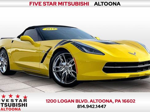 Used 2019 Chevrolet Corvette Stingray Convertible w/ 3LT Preferred Equipment Group image 1