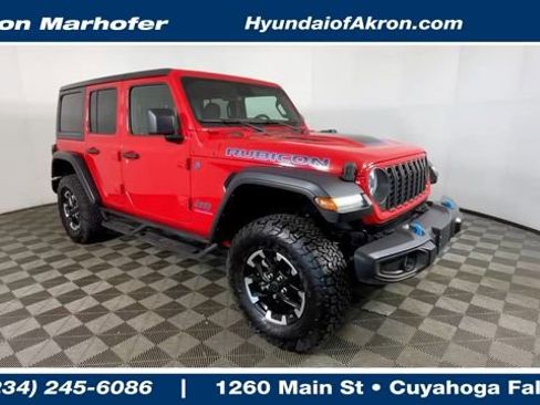 Used 2024 Jeep Wrangler Unlimited Rubicon 4xe w/ Technology Group AWD/4WD image 1
