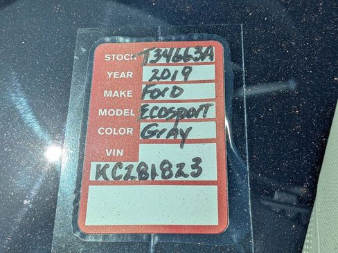 Used 2019 Ford EcoSport SE w/ SE Convenience Package FWD image 17