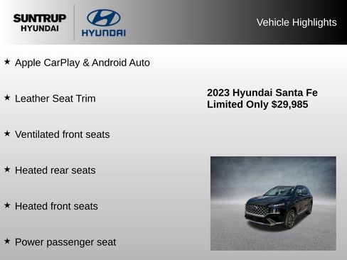 Used 2023 Hyundai Santa Fe Limited FWD image 21