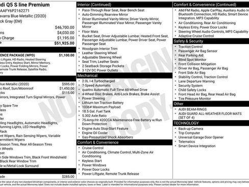 Certified 2023 Audi Q5 2.0T Premium w/ Convenience Package AWD/4WD image 46