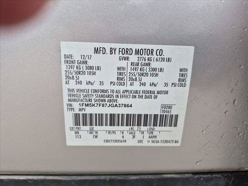 Used 2018 Ford Explorer Limited FWD image 10