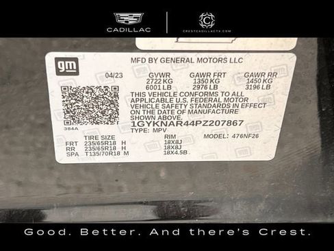 Certified 2023 Cadillac XT5 Luxury FWD image 33
