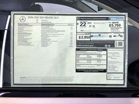 New 2026 Mercedes-Benz GLE 350 4MATIC image 18