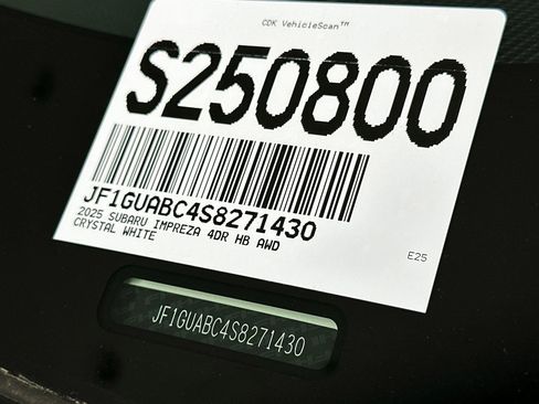 New 2025 Subaru Impreza 2.0i image 4